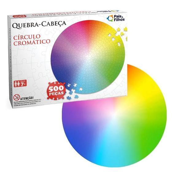 Quebra Cabeca - Redondo Circulo Cromatico GALA IBB - Pais E Filhos